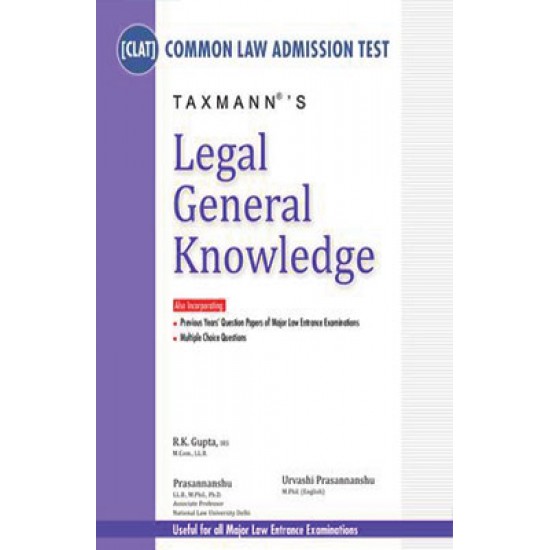 CLAT - Legal General Knowledge - English, Paperback, Rk Gupta